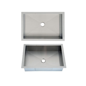 AD-22 ADA Undermount Single Bowl Stainless Steel Sink