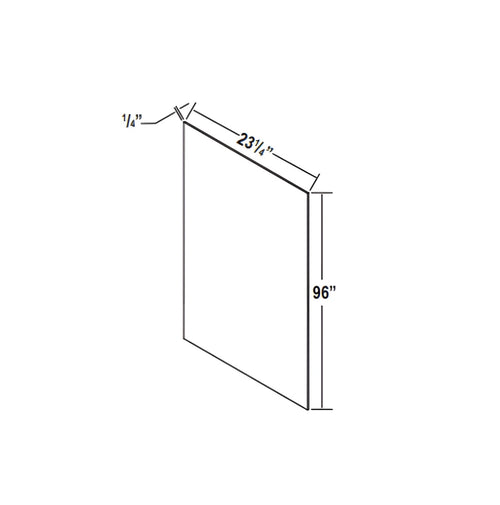 Charlestone White Tall Skin Veneer Panel