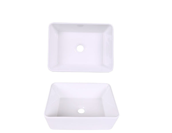 LS-C54 Vessel Ceramic Sink White