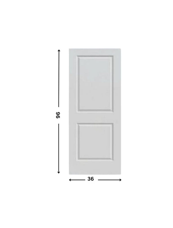 2-panel  Solid Shaker Door ( 96' height )