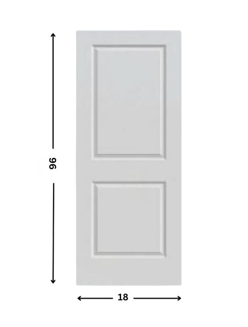 2-panel Hollow Shaker Door (96" height)