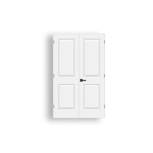 2-panel Hollow Molded Double Door