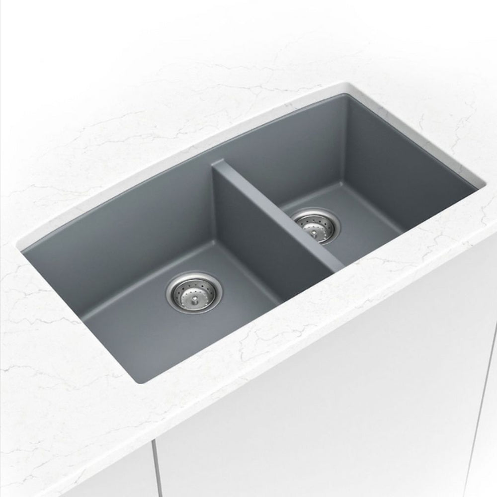 Quartz Grey Double Bowl 60/40-3219