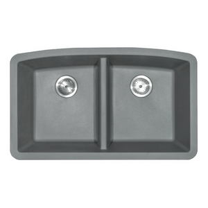 Quartz Grey Double Bowl 50/50-3219
