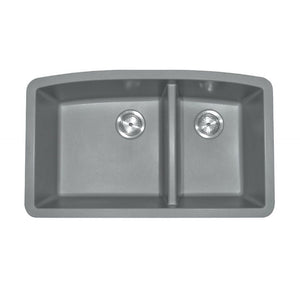Quartz Grey Double Bowl 60/40-3219