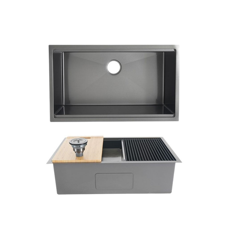 AD-H3219S Black Single Bowl Workstation Kitchen Sink