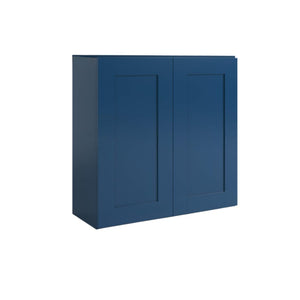 Air Blue 42"H Double Door Wall Cabinet