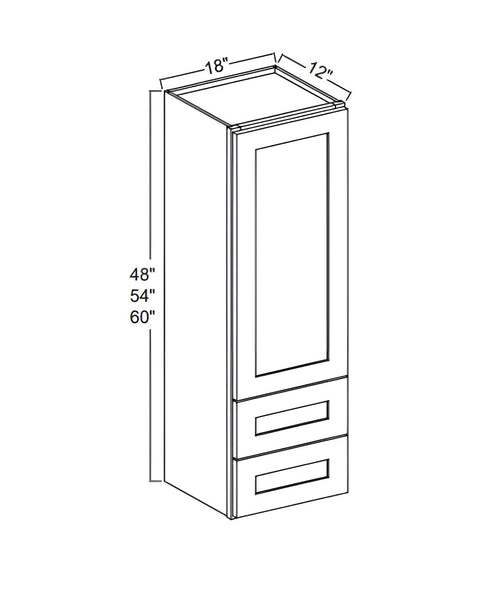 Sage Breeze Wall Tower Cabinet