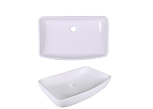 Vessel Ceramic Sink White
