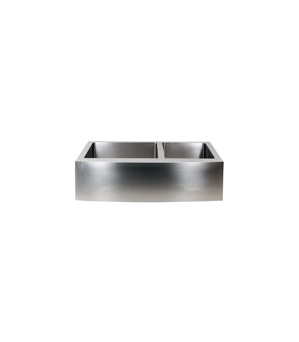 Double Bowl 60/40 Farmhouse Apron Front Stainless Steel Sink