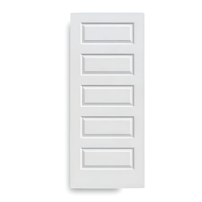 5-panel Prehung Hollow Moulded Door (80" height)