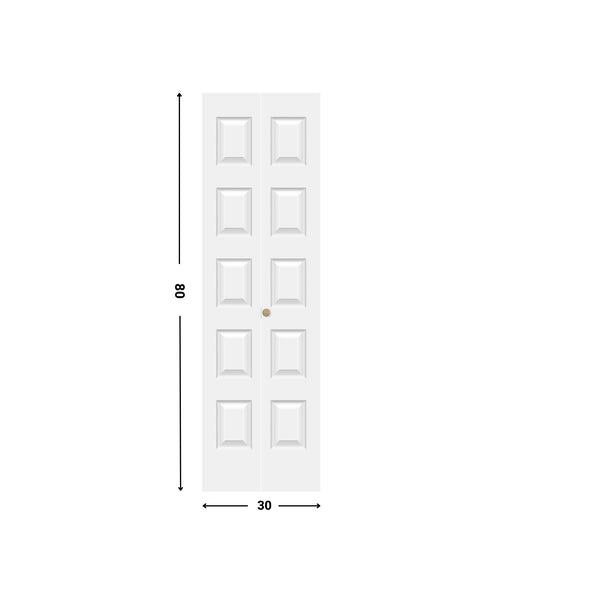 5-panel Bifold Door Hollow Core (80" height)