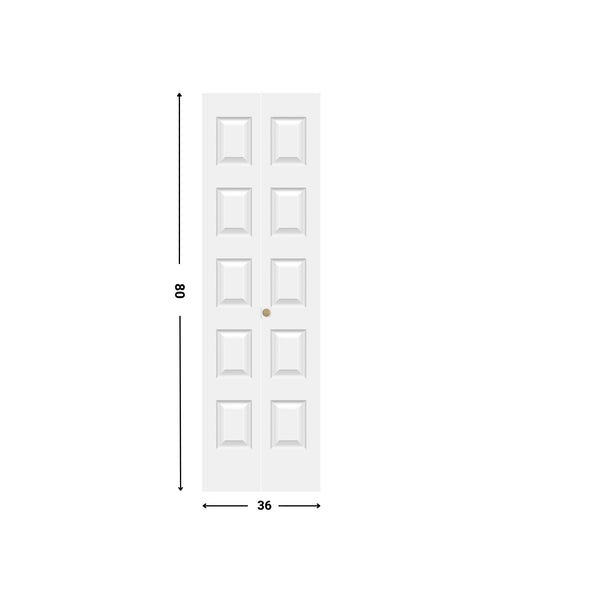 5-panel Bifold Door Hollow Core (80" height)
