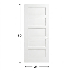 5-panel Solid Shaker Door ( 96" height )