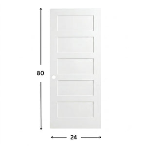 5-panel Solid Shaker Door ( 96" height )