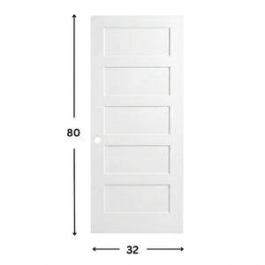 5-panel Solid Shaker Door ( 96" height )