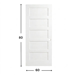 5-panel Solid Shaker Door ( 96" height )