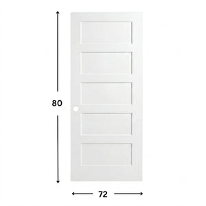 5-panel Solid Shaker Door ( 96" height )