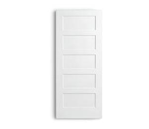 5-panel Solid Shaker Door ( 96" height )