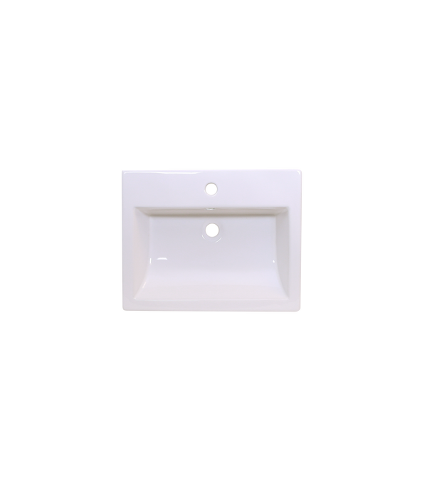 LS-C28 Above Counter Ceramic Sink White