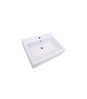 LS-C28 Above Counter Ceramic Sink White