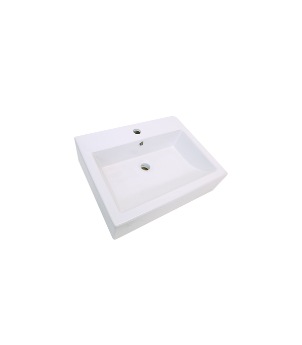 LS-C28 Above Counter Ceramic Sink White