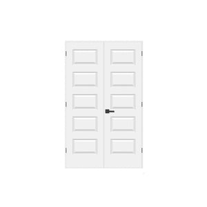 5-panel Hollow Molded Double Door
