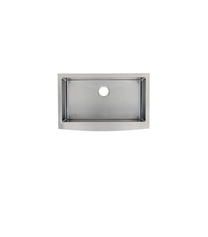 Single Bowl Farmhouse Apron Front Stainless Steel Sink