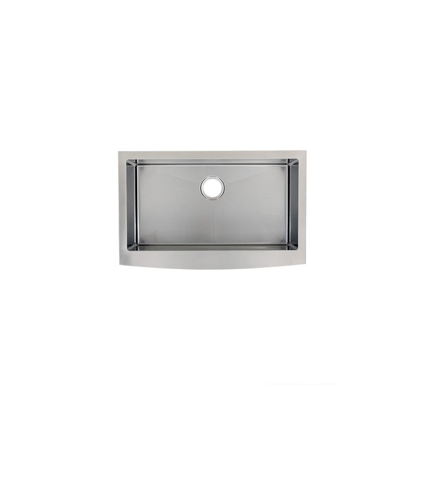Single Bowl Farmhouse Apron Front Stainless Steel Sink