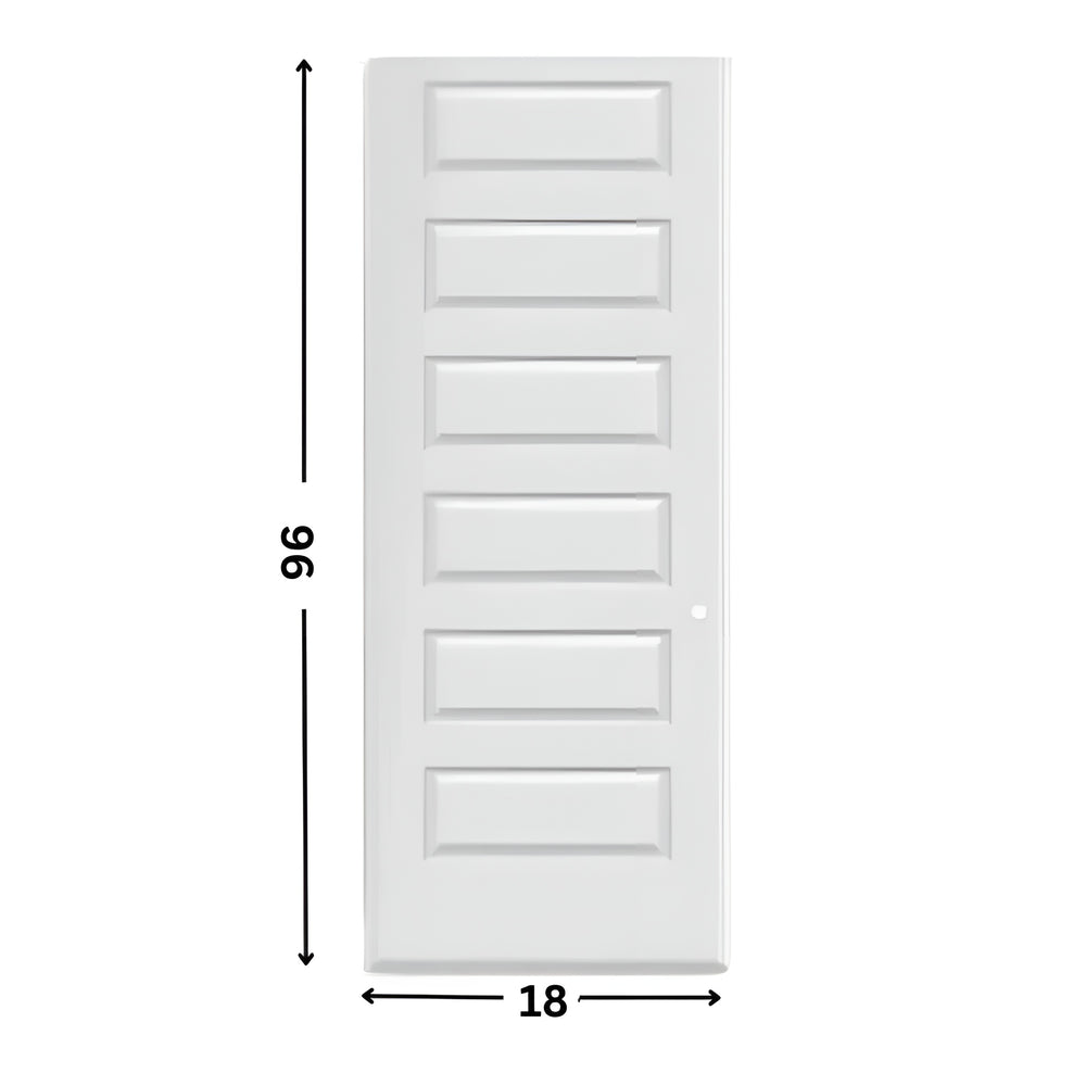 6-panel Hollow Moulded Door ( 96" height )