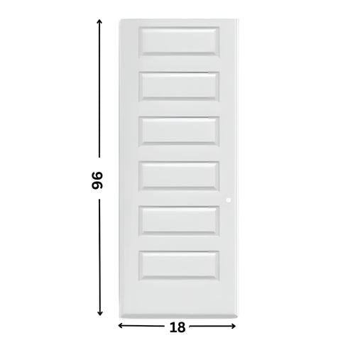 6-panel Hollow Moulded Door ( 96" height )