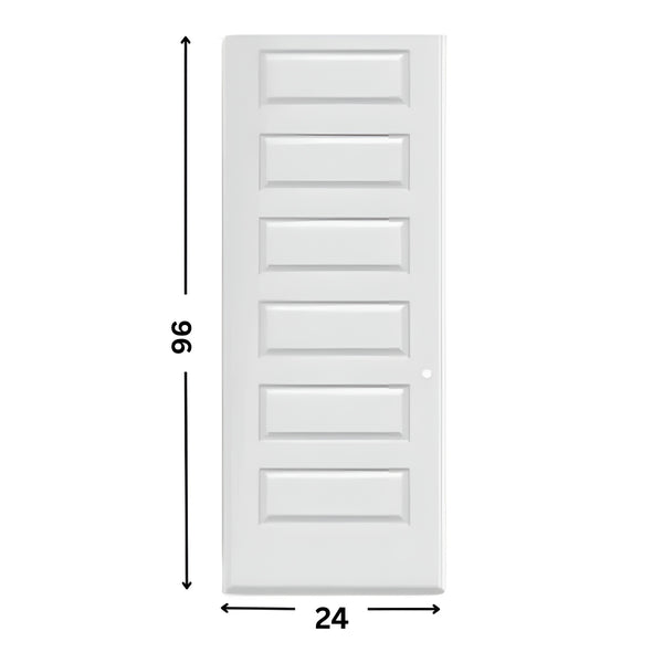 6-panel Hollow Moulded Door ( 96" height )