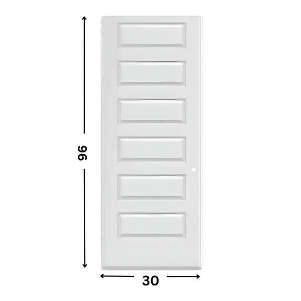 6-panel Hollow Moulded Door ( 96" height )