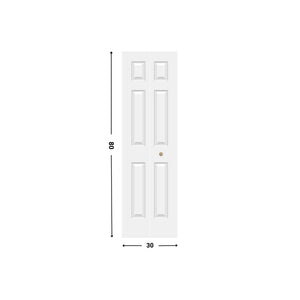 6-panel Bifold Door Hollow Core (80" height)