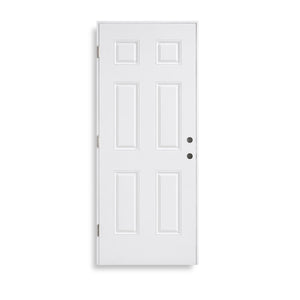 6-Panel Fiber Glass Prehung Door ( 80" height )