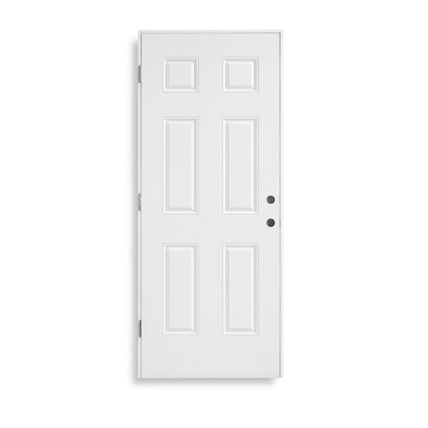 6-Panel Fiber Glass Prehung Door ( 80" height )