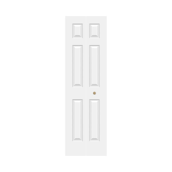 6-panel Bifold Door Hollow Core
