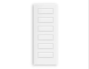 6-panel Slab Hollow Moulded Door  ( 96" height )