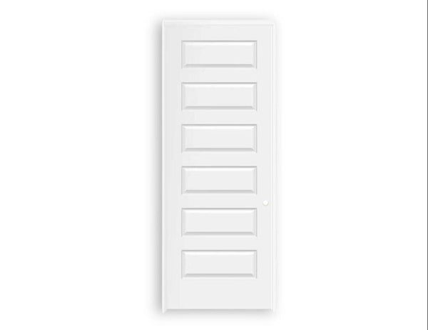 6-panel Slab Hollow Moulded Door  ( 96" height )
