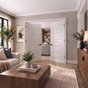 6-panel Hollow Core Moulded Double Door