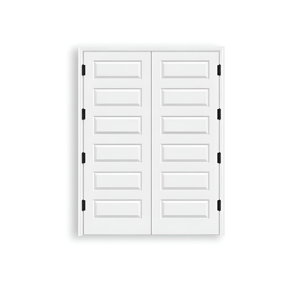 6-panel Hollow Core Moulded Double Door