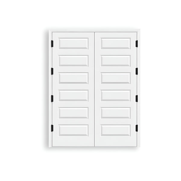 6-panel Hollow Core Moulded Double Door