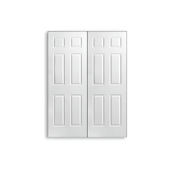 6-panel Hollow Core Moulded Double Door