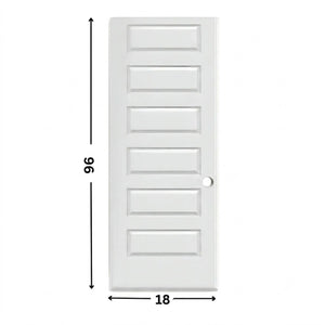 6-panel Hollow Moulded Door ( 96" height )