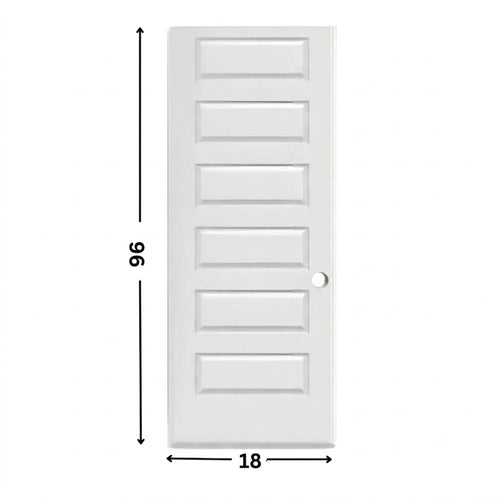 6-panel Hollow Moulded Door ( 96" height )