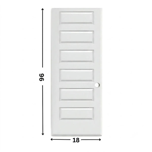 6-panel Hollow Moulded Door ( 96" height )