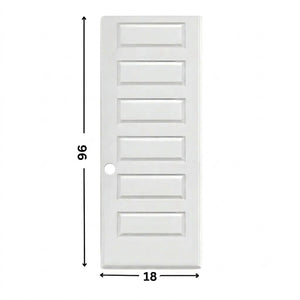 6-panel Hollow Moulded Door ( 96" height )