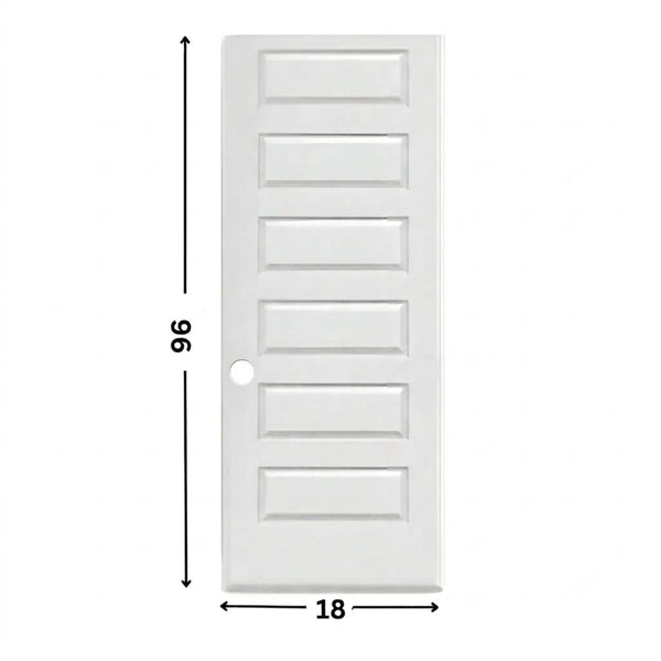 6-panel Hollow Moulded Door ( 96" height )