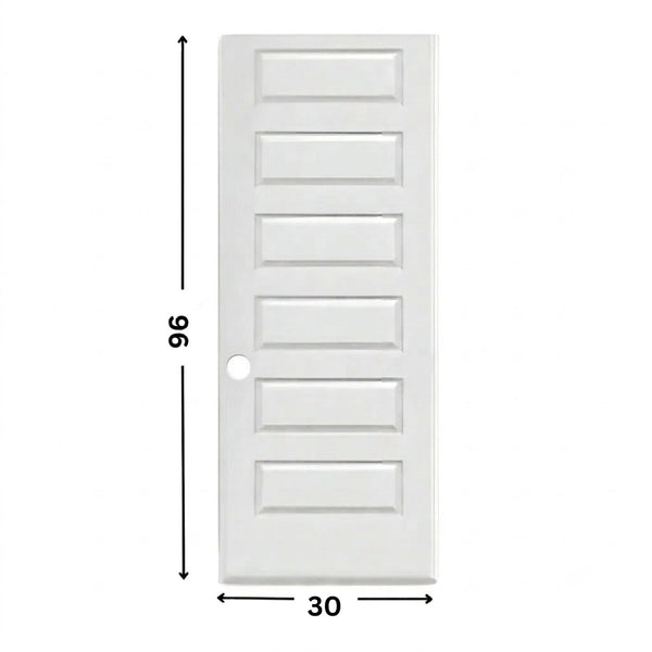 6-panel Hollow Moulded Door ( 96" height )