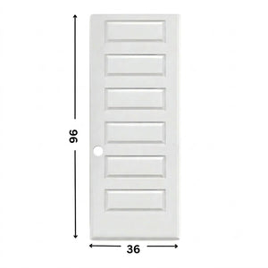 6-panel Hollow Moulded Door ( 96" height )